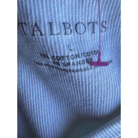 6 for $20 Two Talbots 90% Cotton Tank Tops 1 Pink & 1 White Women’s L - Picture 2 of 3